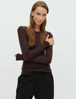 mbym Christina-M Basic Top - Brun brown New
