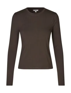 mbym Christina-M GG Top - Mørkebrun Dark Brown Clearance