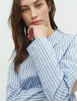 mbym Danire-M Skjorte - Blå blue Online