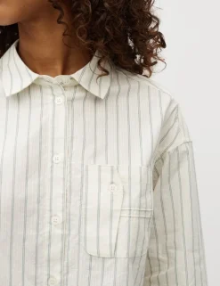 mbym Emmelia-M Skjorte - Blå blue Discount