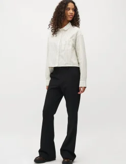 mbym Emmelia-M Skjorte - Blå blue Discount