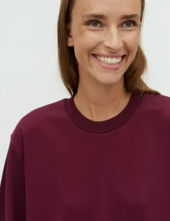 mbym Emrys-M T-shirt - bordeaux