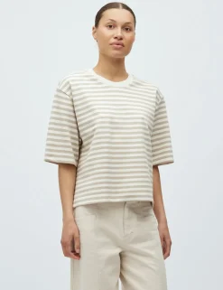 mbym Emrys-M T-shirt - Sand beige Discount