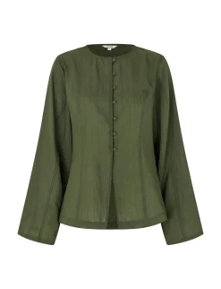 mbym Felena-M Bluse - Grøn green Sale