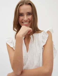 mbym Gemala Long-M Kjole - Hvid white