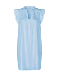 mbym Gemala Long-M Kjole - Blå blue Sale