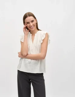 mbym Gemala-M Top - Hvid white Online