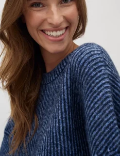 mbym Gillian Contrast-M Strik - Mørkeblå Dark Blue