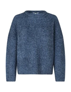 mbym Gillian Contrast-M Strik - Mørkeblå Dark Blue