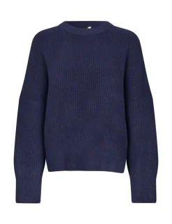 mbym Gillian Shyla Striktrøje - Mørkeblå Dark Blue Hot