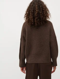 mbym Gillian Shyla Striktrøje - Brun brown Discount