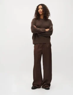 mbym Gillian Shyla Striktrøje - Brun brown Discount