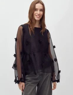 mbym Hasel-M Bluse - Sort black