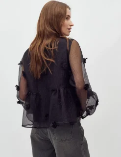 mbym Hasel-M Bluse - Sort black