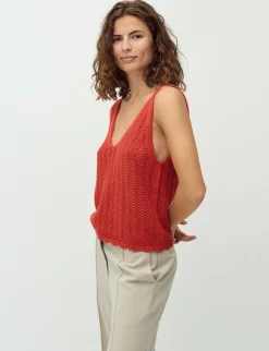 mbym Humita-M Striktop - Rød red New