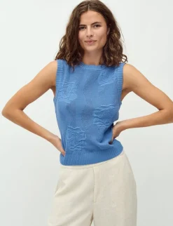 mbym Jemima-M Striktop - Blå blue Hot