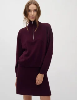mbym Joely-M Striktrøje - bordeaux New
