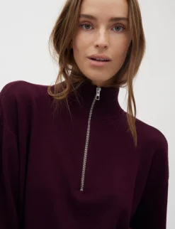 mbym Joely-M Striktrøje - bordeaux New