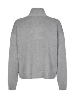 mbym Joely-M Striktrøje - Grå grey