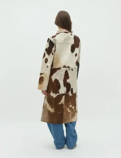 mbym Josse-M Cow Frakke - print Discount