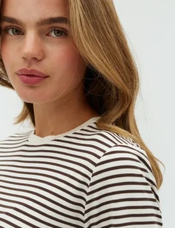 mbym Julie-M T-shirt - Brun brown Clearance