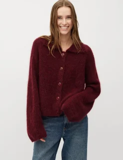 mbym Larya-M Cardigan - bordeaux Clearance