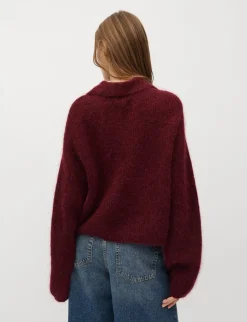 mbym Larya-M Cardigan - bordeaux Clearance