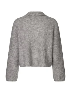 mbym Larya-M Cardigan - Grå grey Hot