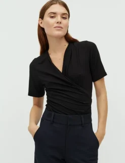 mbym Lione SS-M Bodystocking - Sort black Online