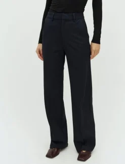 mbym Lucy-M Kikko Bukser - Mørkeblå Dark Blue Outlet