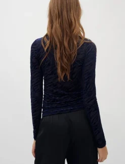 mbym Magen-M Zeriba Top - Mørkeblå Dark Blue Online