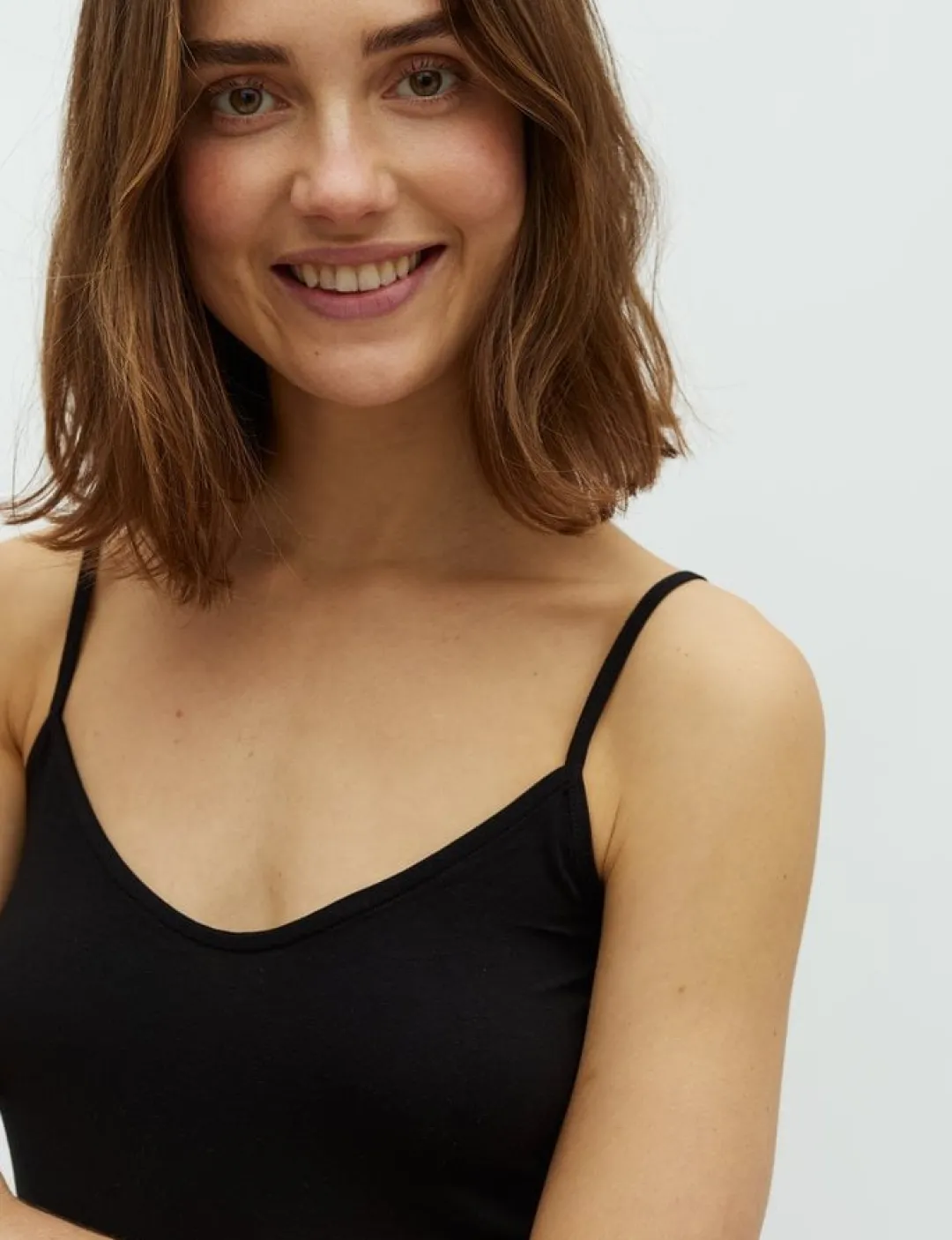 mbym Manila GG Top - Sort black Clearance