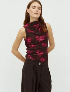 mbym Marceline-M Top - Mørkebrun Dark Brown Best