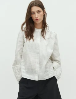 mbym Mathily-M Skjorte - Hvid white Clearance