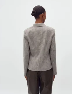 mbym Niona-M Blazer - Grå grey Online