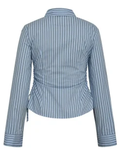 mbym Nura-M Skjorte - Blå blue Sale