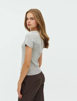 mbym Otis T-shirt - Lysegrå light grey Hot