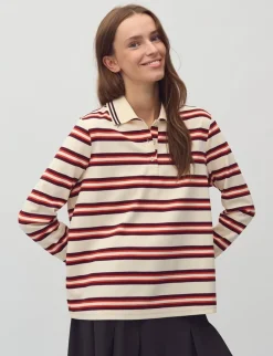 mbym Polla-M Poloshirt - Stribet striped Clearance