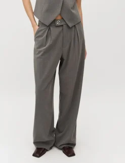 mbym Rosalyn-M Bukser - Grå grey Outlet