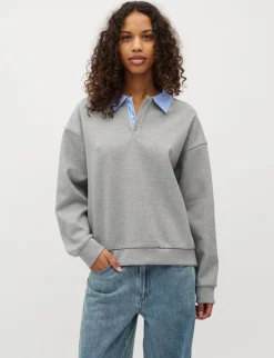 mbym Royla-M Sweatshirt - Grå grey Best