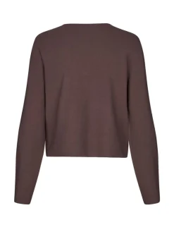 mbym Salina-M Cardigan - Mørkebrun Dark Brown Clearance