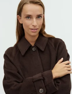 mbym Tary-M Uldjakke - Brun brown Discount