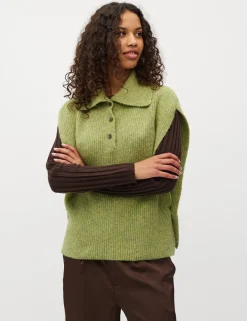 mbym Tristiana-M Strikvest - Grøn green Online