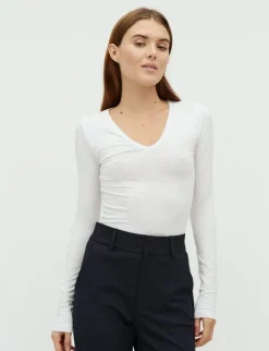 mbym Vanna GG Bluse - Hvid white Hot