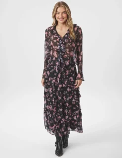 neo noir Anika Marigold Bluse - print Outlet