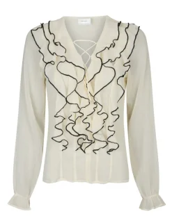 neo noir Arloca Bluse - creme