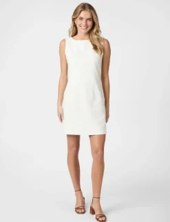 neo noir Bruna Ramie Kjole - Hvid white New