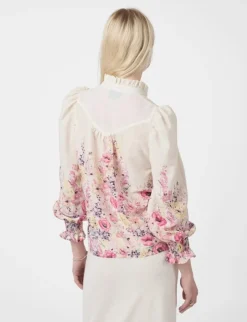 neo noir Calloma Flower Skjorte - print Online