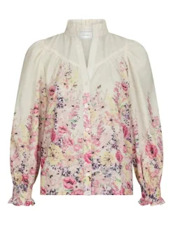 neo noir Calloma Flower Skjorte - print Online