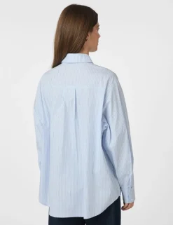 neo noir Dalma Pattern Stone Skjorte - Stribet striped Best